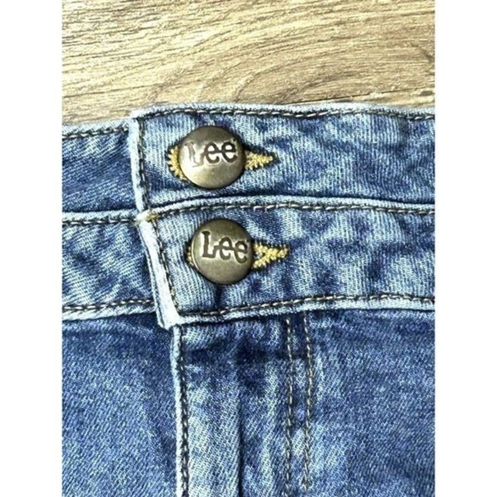 Lee‎ Double Button Denim Shorts Y2K Style Carefree Playful Summer Americana Sz 8 - Picture 10 of 13